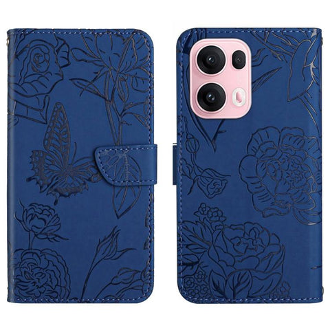 HT03 Skin Feel Butterfly Embossed Flip Leather Phone Case, For OPPO A5 5G Global, For OPPO Reno14 Pro 5G Global, For OPPO Reno14 5G Global, For OPPO A5 Pro 5G Global, For OPPO Reno13 Pro, For OPPO Reno13, For OPPO Reno13 F                              ...