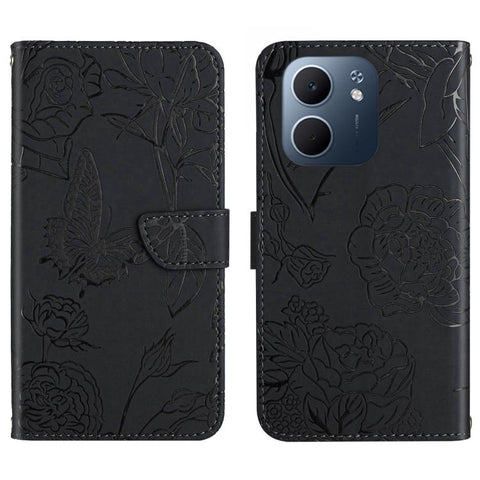 HT03 Skin Feel Butterfly Embossed Flip Leather Phone Case, For OPPO Reno16 F / Reno16 FS 5G, For OPPO Reno16 / Reno16 Pro 5G Global, For OPPO A6 5G Global / A6x 5G, For OPPO Reno15 F 5G Global, For OPPO Reno15 Pro Max 5G Global                         ...