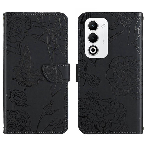 HT03 Skin Feel Butterfly Embossed Flip Leather Phone Case, For OPPO A5 5G Global, For OPPO Reno14 Pro 5G Global, For OPPO Reno14 5G Global, For OPPO A5 Pro 5G Global, For OPPO Reno13 Pro, For OPPO Reno13, For OPPO Reno13 F                              ...