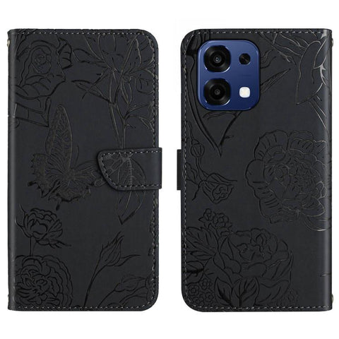HT03 Skin Feel Butterfly Embossed Flip Leather Phone Case, For OPPO Reno16 F / Reno16 FS 5G, For OPPO Reno16 / Reno16 Pro 5G Global, For OPPO A6 5G Global / A6x 5G, For OPPO Reno15 F 5G Global, For OPPO Reno15 Pro Max 5G Global                         ...