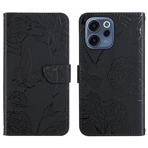 HT03 Skin Feel Butterfly Embossed Flip Leather Phone Case, For OPPO Reno16 F / Reno16 FS 5G, For OPPO Reno16 / Reno16 Pro 5G Global, For OPPO A6 5G Global / A6x 5G, For OPPO Reno15 F 5G Global, For OPPO Reno15 Pro Max 5G Global                         ...