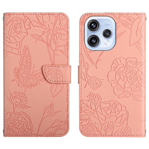 HT03 Skin Feel Butterfly Embossed Flip Leather Phone Case, For OPPO Reno16 F / Reno16 FS 5G, For OPPO Reno16 / Reno16 Pro 5G Global, For OPPO A6 5G Global / A6x 5G, For OPPO Reno15 F 5G Global, For OPPO Reno15 Pro Max 5G Global                         ...