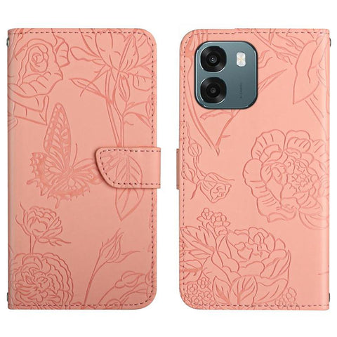 HT03 Skin Feel Butterfly Embossed Flip Leather Phone Case, For OPPO Reno16 F / Reno16 FS 5G, For OPPO Reno16 / Reno16 Pro 5G Global, For OPPO A6 5G Global / A6x 5G, For OPPO Reno15 F 5G Global, For OPPO Reno15 Pro Max 5G Global                         ...