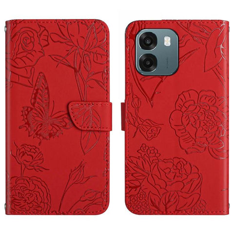 HT03 Skin Feel Butterfly Embossed Flip Leather Phone Case, For OPPO Reno16 F / Reno16 FS 5G, For OPPO Reno16 / Reno16 Pro 5G Global, For OPPO A6 5G Global / A6x 5G, For OPPO Reno15 F 5G Global, For OPPO Reno15 Pro Max 5G Global                         ...