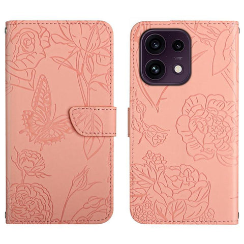 HT03 Skin Feel Butterfly Embossed Flip Leather Phone Case, For OPPO Reno16 F / Reno16 FS 5G, For OPPO Reno16 / Reno16 Pro 5G Global, For OPPO A6 5G Global / A6x 5G, For OPPO Reno15 F 5G Global, For OPPO Reno15 Pro Max 5G Global                         ...