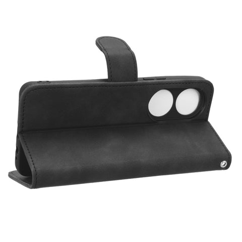 Skin Feel Magnetic Flip Leather Phone Case, For vivo Y100 5G