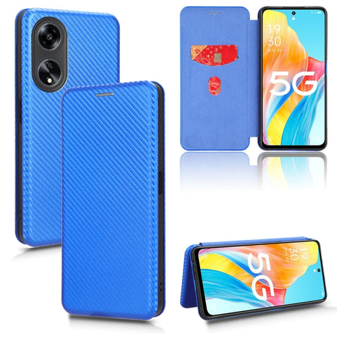 Carbon Fiber Texture Flip Leather Phone Case, For OPPO Reno11 F 5G, For OPPO Reno11 Pro Global, For OPPO Find X7 Ultra, For OPPO A38 4G Global, For OPPO A78 4G, For OPPO A1 5G, For OPPO Find X8 Pro, For OPPO A79 5G