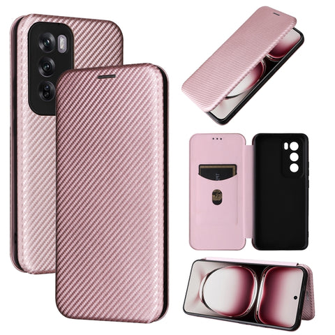 Carbon Fiber Texture Flip Leather Phone Case, For OPPO Reno13 5G Global, For OPPO Reno13 F 5G, For OPPO Find X8, For OPPO A3x 5G India, For OPPO Reno12 F 5G / 4G, For OPPO Reno11 PJH110, For OPPO Reno12 Pro 5G Global, For OPPO Reno12 5G Global         ...