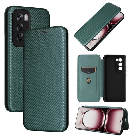 Carbon Fiber Texture Flip Leather Phone Case, For OPPO Reno13 5G Global, For OPPO Reno13 F 5G, For OPPO Find X8, For OPPO A3x 5G India, For OPPO Reno12 F 5G / 4G, For OPPO Reno11 PJH110, For OPPO Reno12 Pro 5G Global, For OPPO Reno12 5G Global         ...