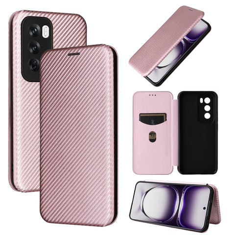 Carbon Fiber Texture Flip Leather Phone Case, For OPPO Reno13 5G Global, For OPPO Reno13 F 5G, For OPPO Find X8, For OPPO A3x 5G India, For OPPO Reno12 F 5G / 4G, For OPPO Reno11 PJH110, For OPPO Reno12 Pro 5G Global, For OPPO Reno12 5G Global         ...