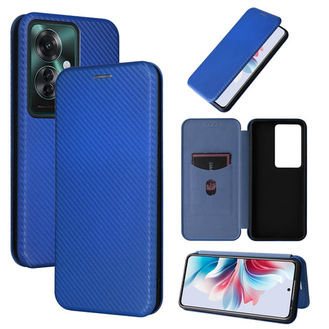 Carbon Fiber Texture Flip Leather Phone Case, For OPPO Reno13 5G Global, For OPPO Reno13 F 5G, For OPPO Find X8, For OPPO A3x 5G India, For OPPO Reno12 F 5G / 4G, For OPPO Reno11 PJH110, For OPPO Reno12 Pro 5G Global, For OPPO Reno12 5G Global         ...