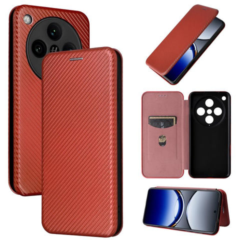 Carbon Fiber Texture Flip Leather Phone Case, For OPPO Reno11 F 5G, For OPPO Reno11 Pro Global, For OPPO Find X7 Ultra, For OPPO A38 4G Global, For OPPO A78 4G, For OPPO A1 5G, For OPPO Find X8 Pro, For OPPO A79 5G