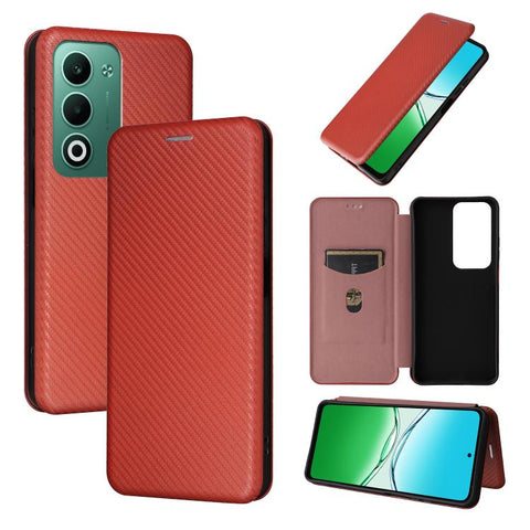 Carbon Fiber Texture Flip Leather Phone Case, For OPPO A6 Pro 5G Global, For OPPO Find X9 Pro, For OPPO Reno14 Global / Reno14 F, For OPPO A5 5G / 4G Global, For OPPO Find X8s+ 5G, For OPPO Find X8s 5G, For OPPO Find X8 Ultra 5G, For OPPO F29 5G       ...