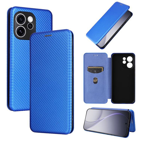 Carbon Fiber Texture Flip Leather Phone Case, For OPPO Reno16 F 5G / Reno16 FS 5G, For OPPO Reno15 A 5G, For OPPO Reno16 / Reno16 Pro 5G Global, For OPPO Find X9 Ultra, For OPPO Reno15 F 5G, For OPPO Reno15 Pro Max 5G Global, For OPPO A6x 5G / 4G      ...