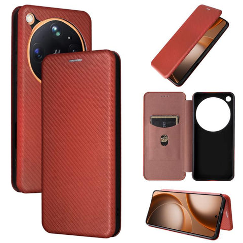 Carbon Fiber Texture Flip Leather Phone Case, For OPPO Reno16 F 5G / Reno16 FS 5G, For OPPO Reno15 A 5G, For OPPO Reno16 / Reno16 Pro 5G Global, For OPPO Find X9 Ultra, For OPPO Reno15 F 5G, For OPPO Reno15 Pro Max 5G Global, For OPPO A6x 5G / 4G      ...