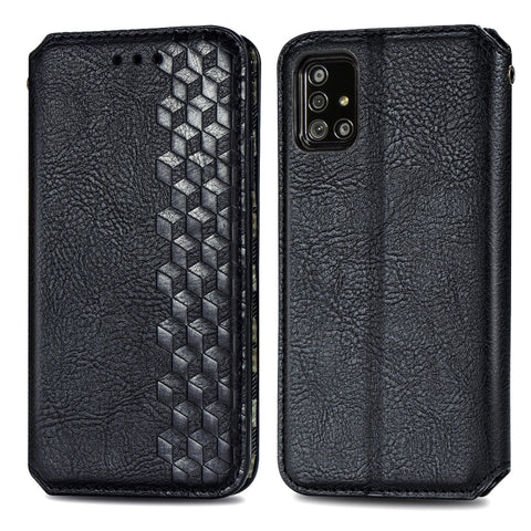Cubic Grid Pressed Horizontal Flip Magnetic Leather Case with Holder & Card Slots & Wallet, For iPhone SE 2022 / SE 2020 / 8 / 7, For iPhone 8 Plus & 7Plus, For iPhone XR, For Samsung Galaxy A51, For Samsung Galaxy S20, For Samsung Galaxy S20+         ...