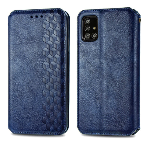 Cubic Grid Pressed Horizontal Flip Magnetic Leather Case with Holder & Card Slots & Wallet, For iPhone SE 2022 / SE 2020 / 8 / 7, For iPhone 8 Plus & 7Plus, For iPhone XR, For Samsung Galaxy A51, For Samsung Galaxy S20, For Samsung Galaxy S20+         ...