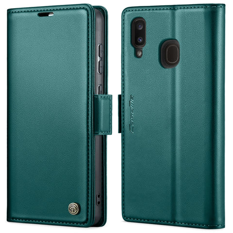 CaseMe 023 Butterfly Buckle Litchi Texture RFID Anti-theft Leather Phone Case, For Samsung Galaxy A70/A70s, For Samsung Galaxy A20/A30/M10s, For Samsung Galaxy A30s / A50s / A50, For Samsung Galaxy Note10+, For Samsung Galaxy A40, For Samsung Galaxy S1...