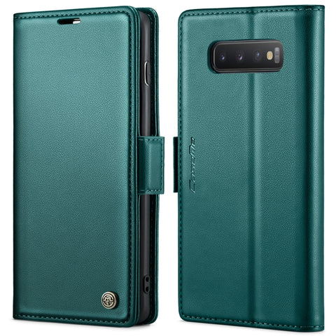 CaseMe 023 Butterfly Buckle Litchi Texture RFID Anti-theft Leather Phone Case, For Samsung Galaxy A70/A70s, For Samsung Galaxy A20/A30/M10s, For Samsung Galaxy A30s / A50s / A50, For Samsung Galaxy Note10+, For Samsung Galaxy A40, For Samsung Galaxy S1...