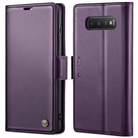 CaseMe 023 Butterfly Buckle Litchi Texture RFID Anti-theft Leather Phone Case, For Samsung Galaxy A70/A70s, For Samsung Galaxy A20/A30/M10s, For Samsung Galaxy A30s / A50s / A50, For Samsung Galaxy Note10+, For Samsung Galaxy A40, For Samsung Galaxy S1...