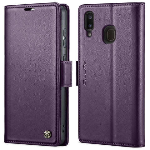 CaseMe 023 Butterfly Buckle Litchi Texture RFID Anti-theft Leather Phone Case, For Samsung Galaxy A70/A70s, For Samsung Galaxy A20/A30/M10s, For Samsung Galaxy A30s / A50s / A50, For Samsung Galaxy Note10+, For Samsung Galaxy A40, For Samsung Galaxy S1...