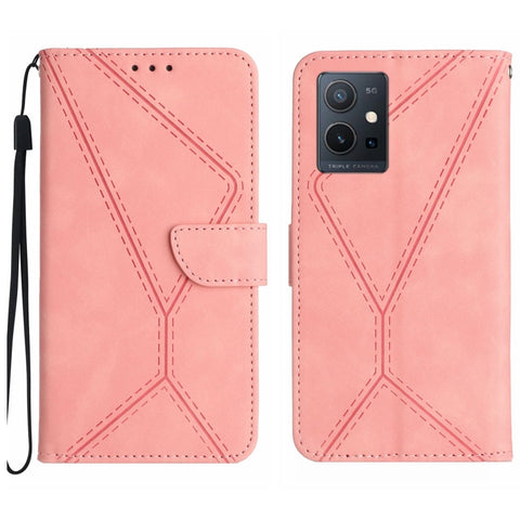 Stitching Embossed Leather Phone Case, For vivo V27E 4G Global, For vivo Y02A 4G / Y02 4G / Y11 2023, For vivo Y55S 5G 2023 / Y55 5G / T1 5G, For vivo Y75 5G Global, For vivo Y56 5G Global, For vivo Y02S Global / Y16 4G Global, For vivo Y77E 5G        ...