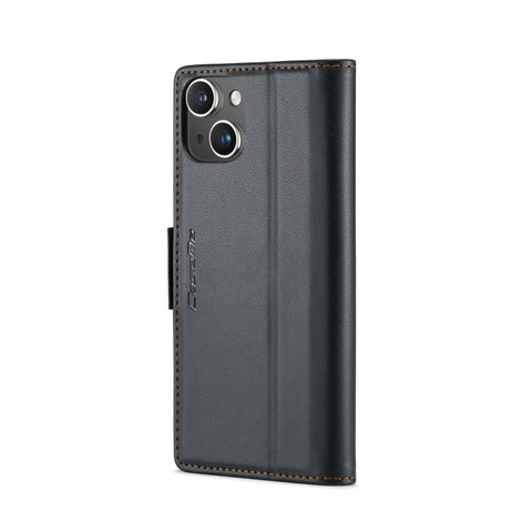 CaseMe 023 Butterfly Buckle Litchi Texture RFID Anti-theft Leather Phone Case, For iPhone 13, For iPhone 13 mini, For iPhone 13 Pro, For iPhone 13 Pro Max, For iPhone 12 / 12 Pro, For iPhone 12 Pro Max, For iPhone 12 mini, For iPhone 11