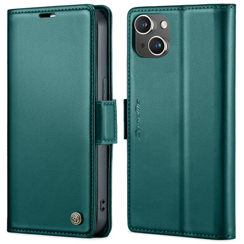 CaseMe 023 Butterfly Buckle Litchi Texture RFID Anti-theft Leather Phone Case, For iPhone 13, For iPhone 13 mini, For iPhone 13 Pro, For iPhone 13 Pro Max, For iPhone 12 / 12 Pro, For iPhone 12 Pro Max, For iPhone 12 mini, For iPhone 11