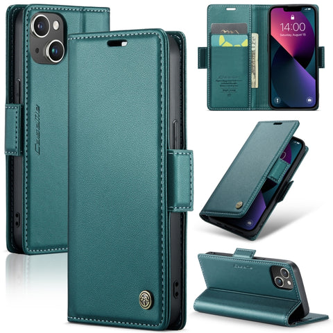 CaseMe 023 Butterfly Buckle Litchi Texture RFID Anti-theft Leather Phone Case, For iPhone 13, For iPhone 13 mini, For iPhone 13 Pro, For iPhone 13 Pro Max, For iPhone 12 / 12 Pro, For iPhone 12 Pro Max, For iPhone 12 mini, For iPhone 11