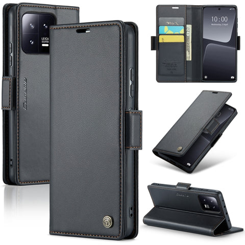 CaseMe 023 Butterfly Buckle Litchi Texture RFID Anti-theft Leather Phone Case, For Xiaomi Poco X5 Pro 5G, For Xiaomi Poco X5 5G, For Xiaomi Redmi 11A/12C, For Xiaomi 13 Lite, For Xiaomi 13 Pro, For Xiaomi 13, For Xiaomi 12T /12T Pro/Redmi K50 Ultra    ...