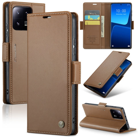 CaseMe 023 Butterfly Buckle Litchi Texture RFID Anti-theft Leather Phone Case, For Xiaomi Poco X5 Pro 5G, For Xiaomi Poco X5 5G, For Xiaomi Redmi 11A/12C, For Xiaomi 13 Lite, For Xiaomi 13 Pro, For Xiaomi 13, For Xiaomi 12T /12T Pro/Redmi K50 Ultra    ...