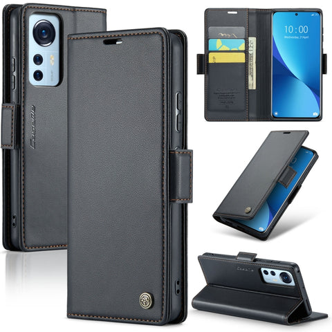 CaseMe 023 Butterfly Buckle Litchi Texture RFID Anti-theft Leather Phone Case, For Xiaomi Poco X5 Pro 5G, For Xiaomi Poco X5 5G, For Xiaomi Redmi 11A/12C, For Xiaomi 13 Lite, For Xiaomi 13 Pro, For Xiaomi 13, For Xiaomi 12T /12T Pro/Redmi K50 Ultra    ...