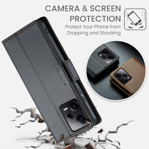 CaseMe 023 Butterfly Buckle Litchi Texture RFID Anti-theft Leather Phone Case, For Xiaomi Poco X5 Pro 5G, For Xiaomi Poco X5 5G, For Xiaomi Redmi 11A/12C, For Xiaomi 13 Lite, For Xiaomi 13 Pro, For Xiaomi 13, For Xiaomi 12T /12T Pro/Redmi K50 Ultra    ...