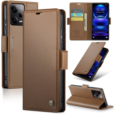 CaseMe 023 Butterfly Buckle Litchi Texture RFID Anti-theft Leather Phone Case, For Xiaomi Poco X5 Pro 5G, For Xiaomi Poco X5 5G, For Xiaomi Redmi 11A/12C, For Xiaomi 13 Lite, For Xiaomi 13 Pro, For Xiaomi 13, For Xiaomi 12T /12T Pro/Redmi K50 Ultra    ...