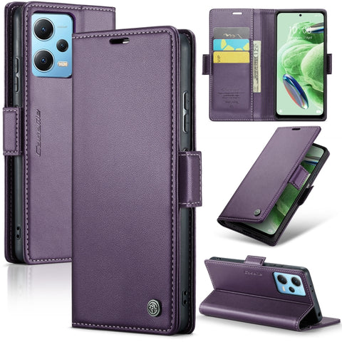 CaseMe 023 Butterfly Buckle Litchi Texture RFID Anti-theft Leather Phone Case, For Xiaomi Poco X5 Pro 5G, For Xiaomi Poco X5 5G, For Xiaomi Redmi 11A/12C, For Xiaomi 13 Lite, For Xiaomi 13 Pro, For Xiaomi 13, For Xiaomi 12T /12T Pro/Redmi K50 Ultra    ...