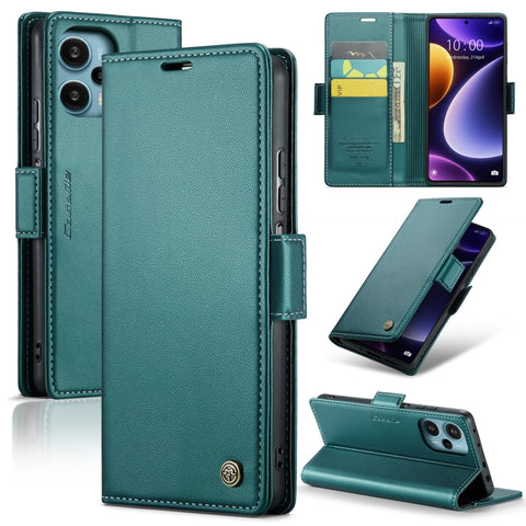 CaseMe 023 Butterfly Buckle Litchi Texture RFID Anti-theft Leather Phone Case, For Xiaomi Redmi Note 13 5G, For Xiaomi Redmi Note 13 Pro+ 5G, For Xiaomi Redmi Note 13 Pro 5G, For Xiaomi Redmi 12 4G／12 5G／Note 12R／POCO M6 Pro 5G, For Xiaomi 13T/13T Pro ...