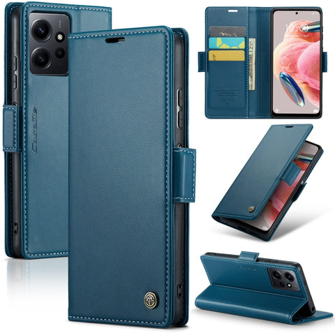 CaseMe 023 Butterfly Buckle Litchi Texture RFID Anti-theft Leather Phone Case, For Xiaomi Redmi Note 13 5G, For Xiaomi Redmi Note 13 Pro+ 5G, For Xiaomi Redmi Note 13 Pro 5G, For Xiaomi Redmi 12 4G／12 5G／Note 12R／POCO M6 Pro 5G, For Xiaomi 13T/13T Pro ...
