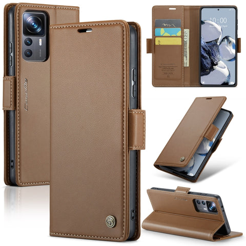 CaseMe 023 Butterfly Buckle Litchi Texture RFID Anti-theft Leather Phone Case, For Xiaomi Poco X5 Pro 5G, For Xiaomi Poco X5 5G, For Xiaomi Redmi 11A/12C, For Xiaomi 13 Lite, For Xiaomi 13 Pro, For Xiaomi 13, For Xiaomi 12T /12T Pro/Redmi K50 Ultra    ...