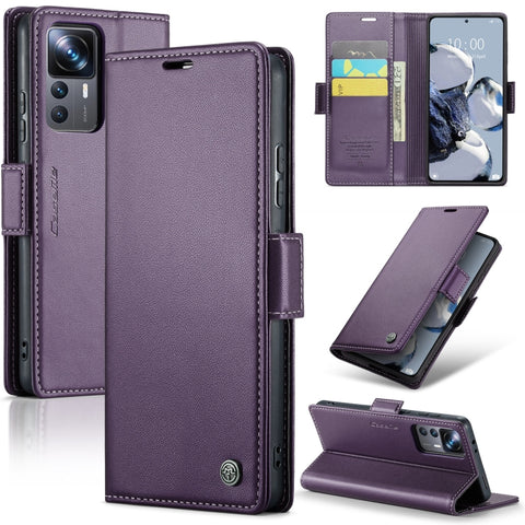 CaseMe 023 Butterfly Buckle Litchi Texture RFID Anti-theft Leather Phone Case, For Xiaomi Poco X5 Pro 5G, For Xiaomi Poco X5 5G, For Xiaomi Redmi 11A/12C, For Xiaomi 13 Lite, For Xiaomi 13 Pro, For Xiaomi 13, For Xiaomi 12T /12T Pro/Redmi K50 Ultra    ...