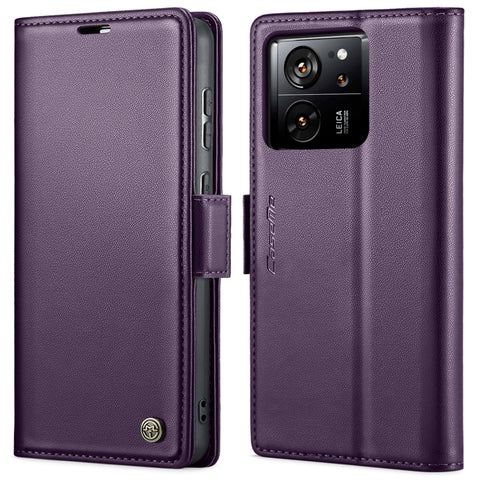 CaseMe 023 Butterfly Buckle Litchi Texture RFID Anti-theft Leather Phone Case, For Xiaomi Redmi Note 13 5G, For Xiaomi Redmi Note 13 Pro+ 5G, For Xiaomi Redmi Note 13 Pro 5G, For Xiaomi Redmi 12 4G／12 5G／Note 12R／POCO M6 Pro 5G, For Xiaomi 13T/13T Pro ...
