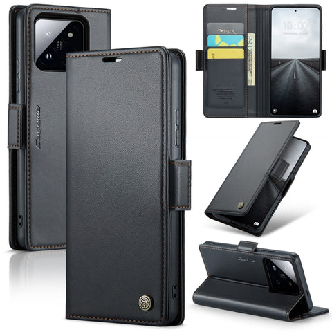 CaseMe 023 Butterfly Buckle Litchi Texture RFID Anti-theft Leather Phone Case, For Xiaomi Redmi Note 13 Pro 4G, For Xiaomi Redmi Note 13 4G, For Xiaomi Redmi 13C 4G / 13C 5G, For Xiaomi Poco C65 4G, For Xiaomi Poco X6 Pro 5G/Redmi K70E 5G              ...