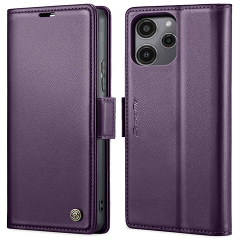CaseMe 023 Butterfly Buckle Litchi Texture RFID Anti-theft Leather Phone Case, For Xiaomi Redmi Note 13 Pro 4G, For Xiaomi Redmi Note 13 4G, For Xiaomi Redmi 13C 4G / 13C 5G, For Xiaomi Poco C65 4G, For Xiaomi Poco X6 Pro 5G/Redmi K70E 5G              ...