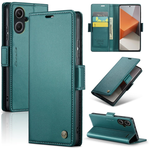 CaseMe 023 Butterfly Buckle Litchi Texture RFID Anti-theft Leather Phone Case, For Xiaomi Redmi Note 13 5G, For Xiaomi Redmi Note 13 Pro+ 5G, For Xiaomi Redmi Note 13 Pro 5G, For Xiaomi Redmi 12 4G／12 5G／Note 12R／POCO M6 Pro 5G, For Xiaomi 13T/13T Pro ...