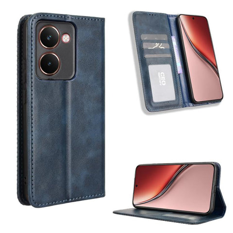 Magnetic Buckle Retro Texture Leather Phone Case, For Realme P4 Pro 5G, For Realme P4 5G, For Realme 15T 5G, For Realme C71 4G India / Note 70T 4G, For Realme 15 5G / 15 Pro 5G, For Realme 15 SEA, For Realme C71 4G, For Realme GT 7 5G                  ...
