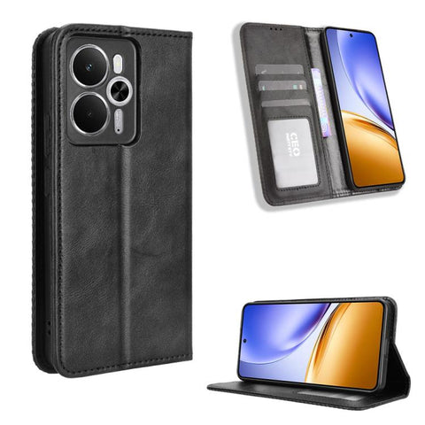 Magnetic Buckle Retro Texture Leather Phone Case, For Realme P4 Pro 5G, For Realme P4 5G, For Realme 15T 5G, For Realme C71 4G India / Note 70T 4G, For Realme 15 5G / 15 Pro 5G, For Realme 15 SEA, For Realme C71 4G, For Realme GT 7 5G                  ...