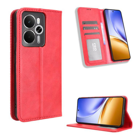 Magnetic Buckle Retro Texture Leather Phone Case, For Realme P4 Pro 5G, For Realme P4 5G, For Realme 15T 5G, For Realme C71 4G India / Note 70T 4G, For Realme 15 5G / 15 Pro 5G, For Realme 15 SEA, For Realme C71 4G, For Realme GT 7 5G                  ...