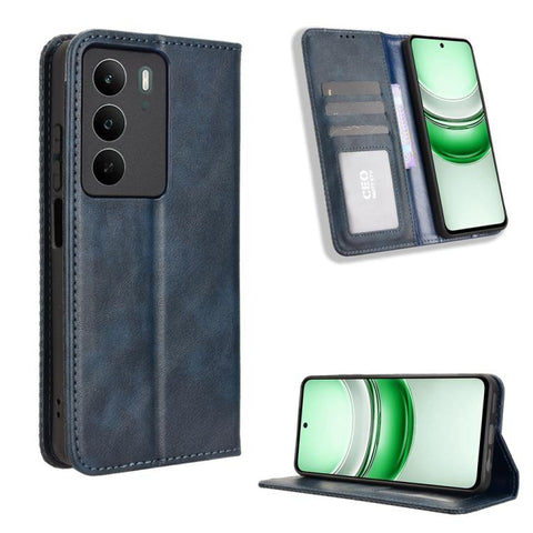 Magnetic Buckle Retro Texture Leather Phone Case, For Realme P4 Pro 5G, For Realme P4 5G, For Realme 15T 5G, For Realme C71 4G India / Note 70T 4G, For Realme 15 5G / 15 Pro 5G, For Realme 15 SEA, For Realme C71 4G, For Realme GT 7 5G                  ...