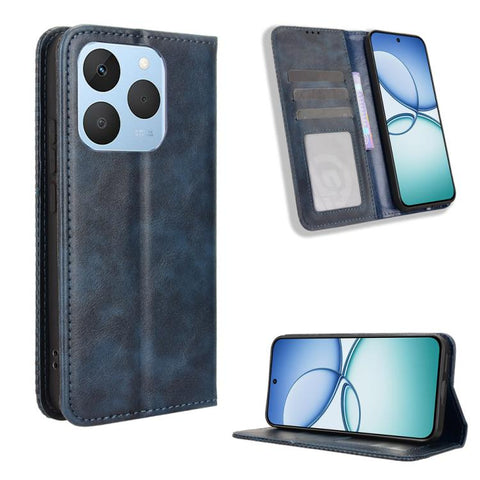 Magnetic Buckle Retro Texture Leather Phone Case, For Realme P4 Pro 5G, For Realme P4 5G, For Realme 15T 5G, For Realme C71 4G India / Note 70T 4G, For Realme 15 5G / 15 Pro 5G, For Realme 15 SEA, For Realme C71 4G, For Realme GT 7 5G                  ...