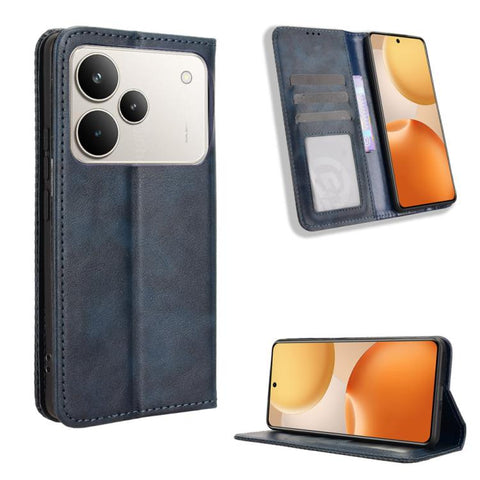Magnetic Buckle Retro Texture Leather Phone Case, For Realme P4 Pro 5G, For Realme P4 5G, For Realme 15T 5G, For Realme C71 4G India / Note 70T 4G, For Realme 15 5G / 15 Pro 5G, For Realme 15 SEA, For Realme C71 4G, For Realme GT 7 5G                  ...