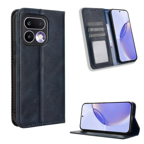 Magnetic Buckle Retro Texture Leather Phone Case, For Realme 16T 5G, For Realme C100i 4G / C100x 4G, For Realme C100 4G, For Realme C83 5G / P4 Lite 5G, For Realme P4 Power 5G, For Realme Note 80 4G, For Realme 16 5G, For Realme 16 Pro+ 5G             ...